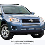 Stainless Steel Lower Bumper Stainless Steel Billet Grille 2009-2012 Toyota RAV4 Not for Limited GR20FEE80S