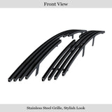 Stainless Steel Main Upper Black Stainless Steel Billet Grille 1998-2000 Toyota Tacoma 2WD Not For Prerunner GR20FFE63J