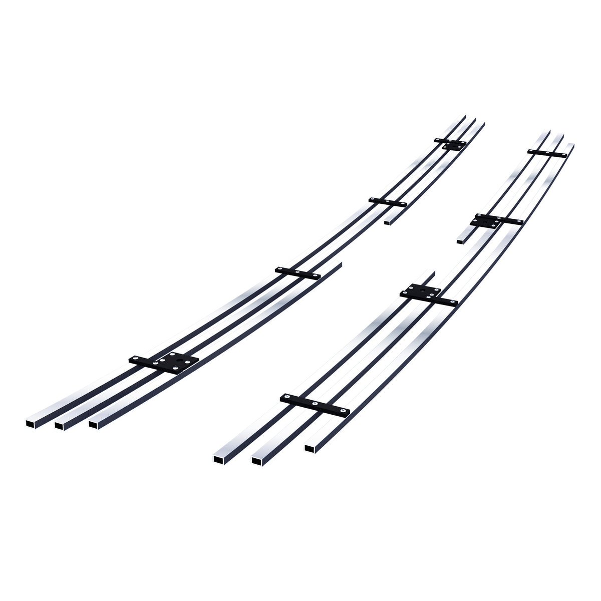 Stainless Steel Main Upper Stainless Steel Billet Grille 1998-2000 Toyota Tacoma 2WD Not For Prerunner GR20FFE63S