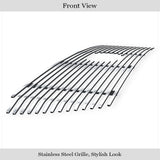 Stainless Steel Main Upper Stainless Steel Billet Grille 2010-2013 Toyota Tundra 1 PC With Logo Show GR20FFG18S
