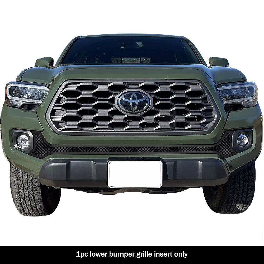 Stainless Steel Lower Bumper Black Wire Mesh Grille 2016-2023 Toyota Tacoma GR20GEA81K