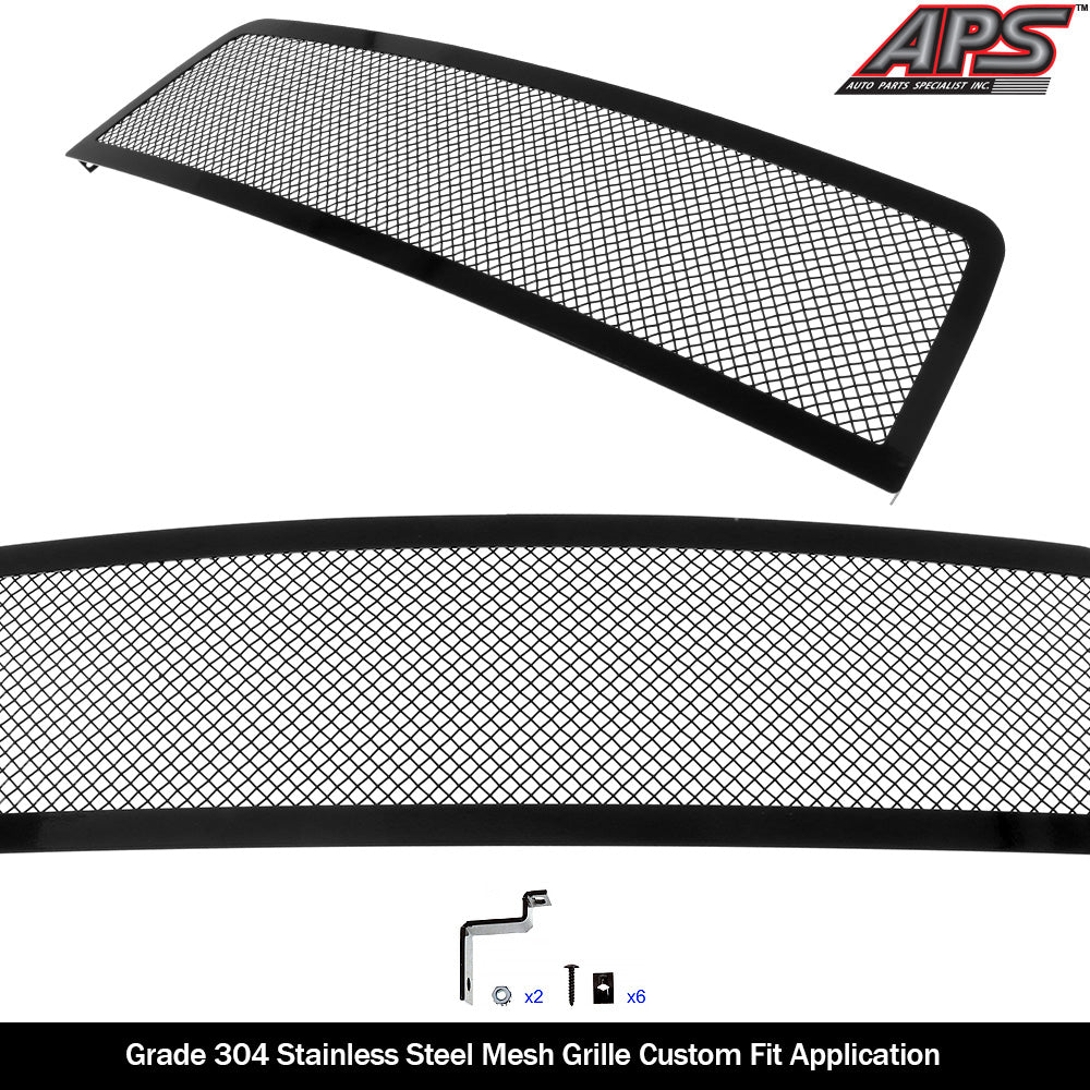 Stainless Steel Main Upper Black Wire Mesh Grille 2003-2006 Toyota Tundra GR20GEC93H