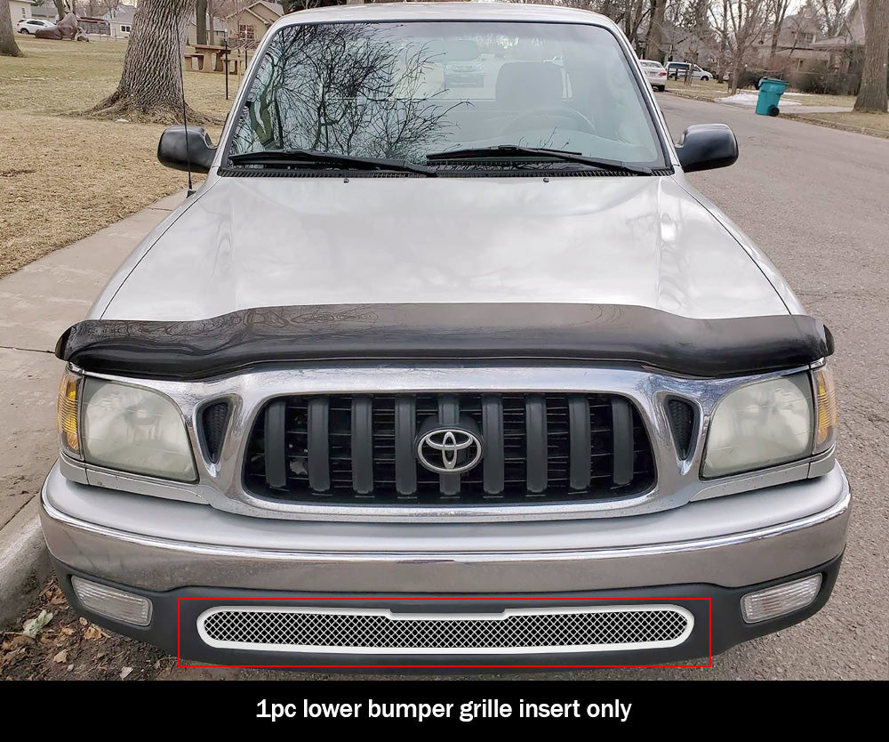 Stainless Steel Lower Bumper Mesh Grille 2001-2004 Toyota Tacoma 2WD, Not for Prerunner GR20GED38T