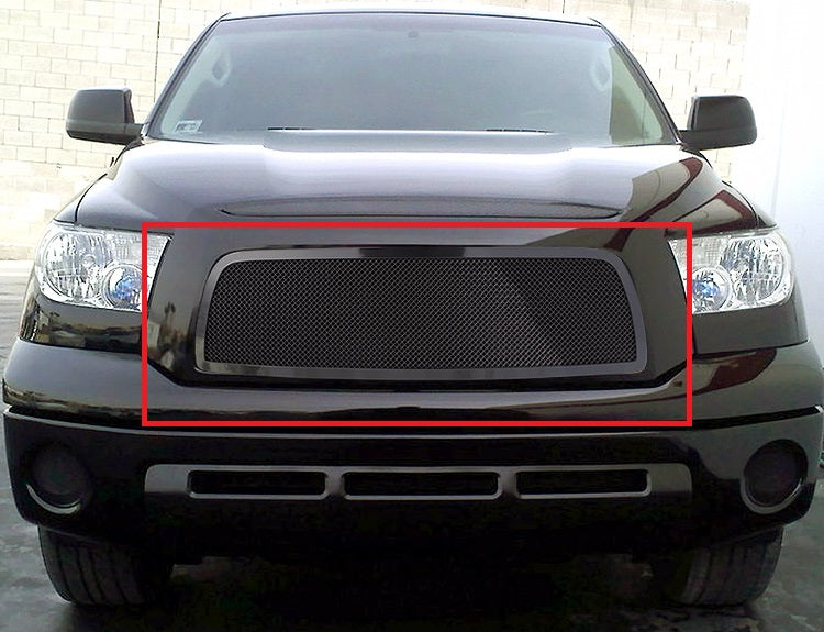 Stainless Steel Main Upper Black Wire Mesh Grille 2007-2009 Toyota Tundra GR20GED64H
