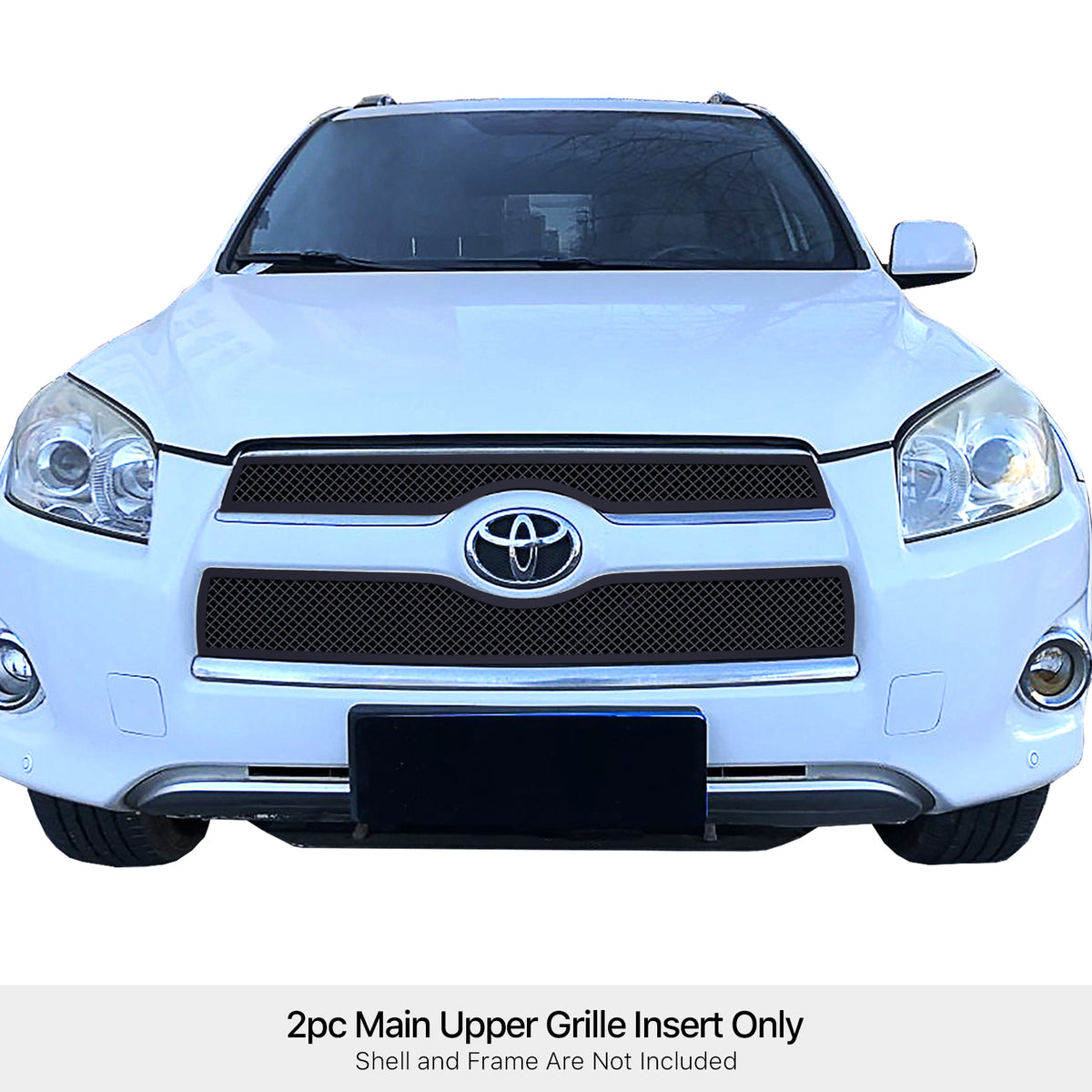 Stainless Steel Main Upper Black Wire Mesh Grille 2009-2012 Toyota RAV4 Limited GR20GEE79H