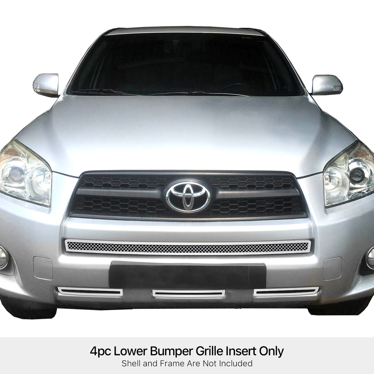 Stainless Steel Lower Bumper Mesh Grille 2009-2012 Toyota RAV4 Not for Limited GR20GEE80T