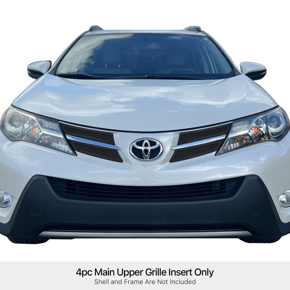 Stainless Steel Main Upper Black Wire Mesh Grille 2013-2015 Toyota RAV4 GR20GEE81H