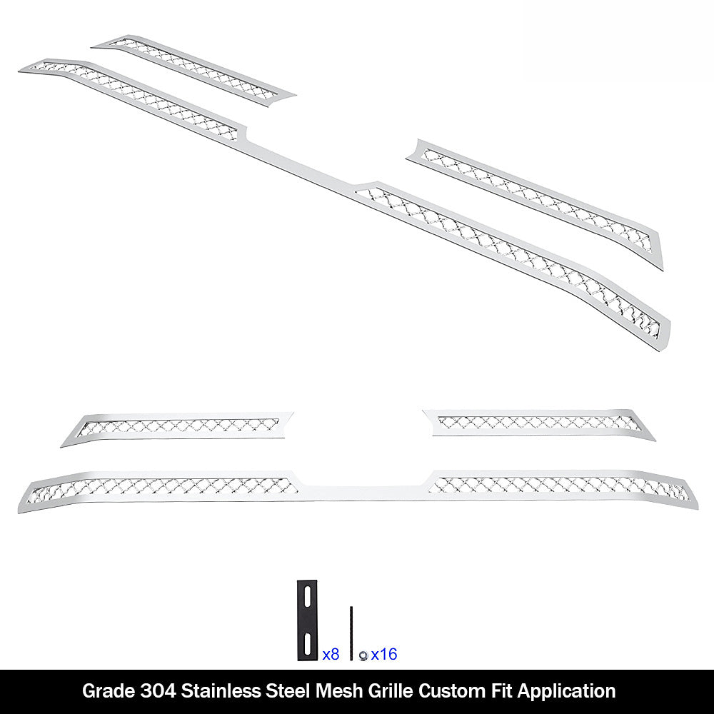 Stainless Steel Main Upper Mesh Grille 2016-2019 Toyota Tacoma SR/ 2016-2019 Toyota Tacoma SR5 GR20GFC29S