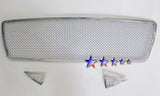 Stainless Steel Main Upper Mesh Grille 2005-2010 Toyota Tacoma 1 PC Center & 2 PCS For Side Holes GR20GFD56T