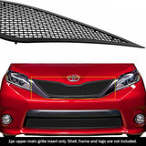 Stainless Steel Main Upper Black Wire Mesh Grille 2011-2017 Toyota Sienna SE only for honeycomb style GR20GFD99H