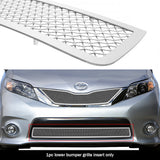 Stainless Steel Lower Bumper Mesh Grille 2011-2017 Toyota Sienna SE only for honeycomb style GR20GFE00T