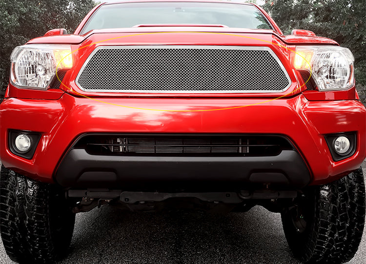 Stainless Steel Main Upper Mesh Grille 2012-2015 Toyota   Tacoma GR20GFI71T