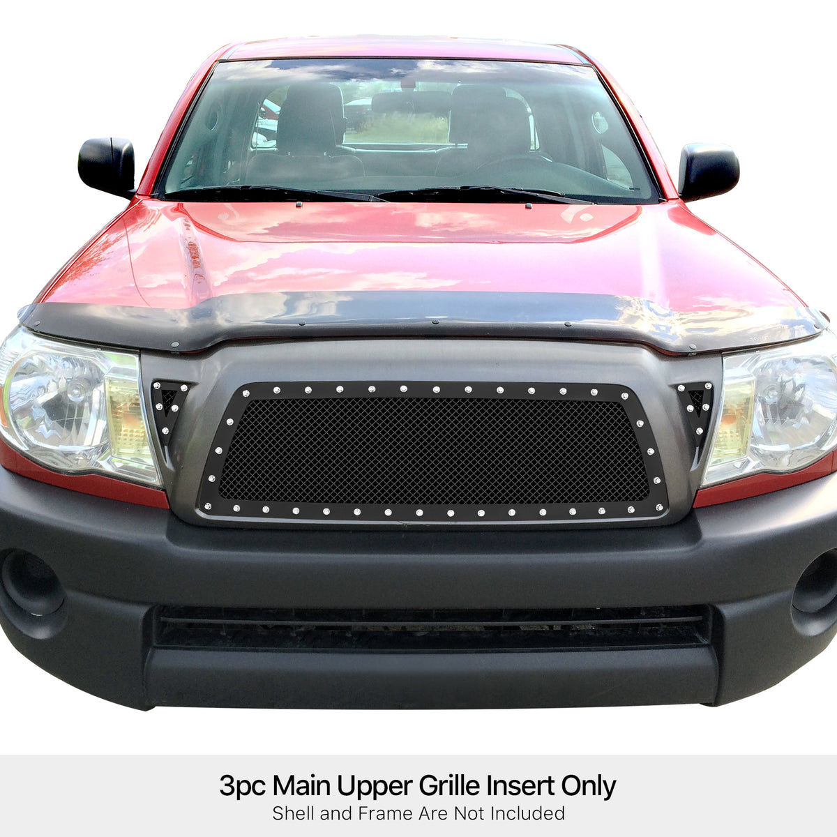 Stainless Steel Main Upper Rivet Grille 2005-2011 Toyota Tacoma GR20LEA72H