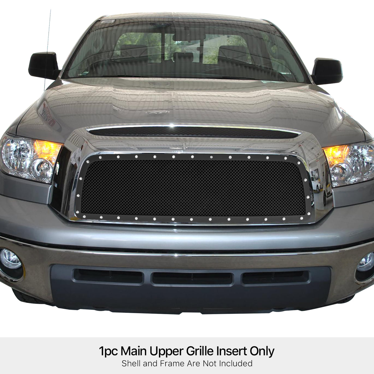 Stainless Steel Main Upper Rivet Grille 2007-2009 Toyota Tundra GR20LED64H