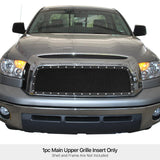 Stainless Steel Main Upper Rivet Grille 2007-2009 Toyota Tundra GR20LED64H
