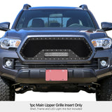 Stainless Steel Main Upper Rivet Grille 2016-2017 Toyota Tacoma Not Fit With Front Sensor GR20LFC58C
