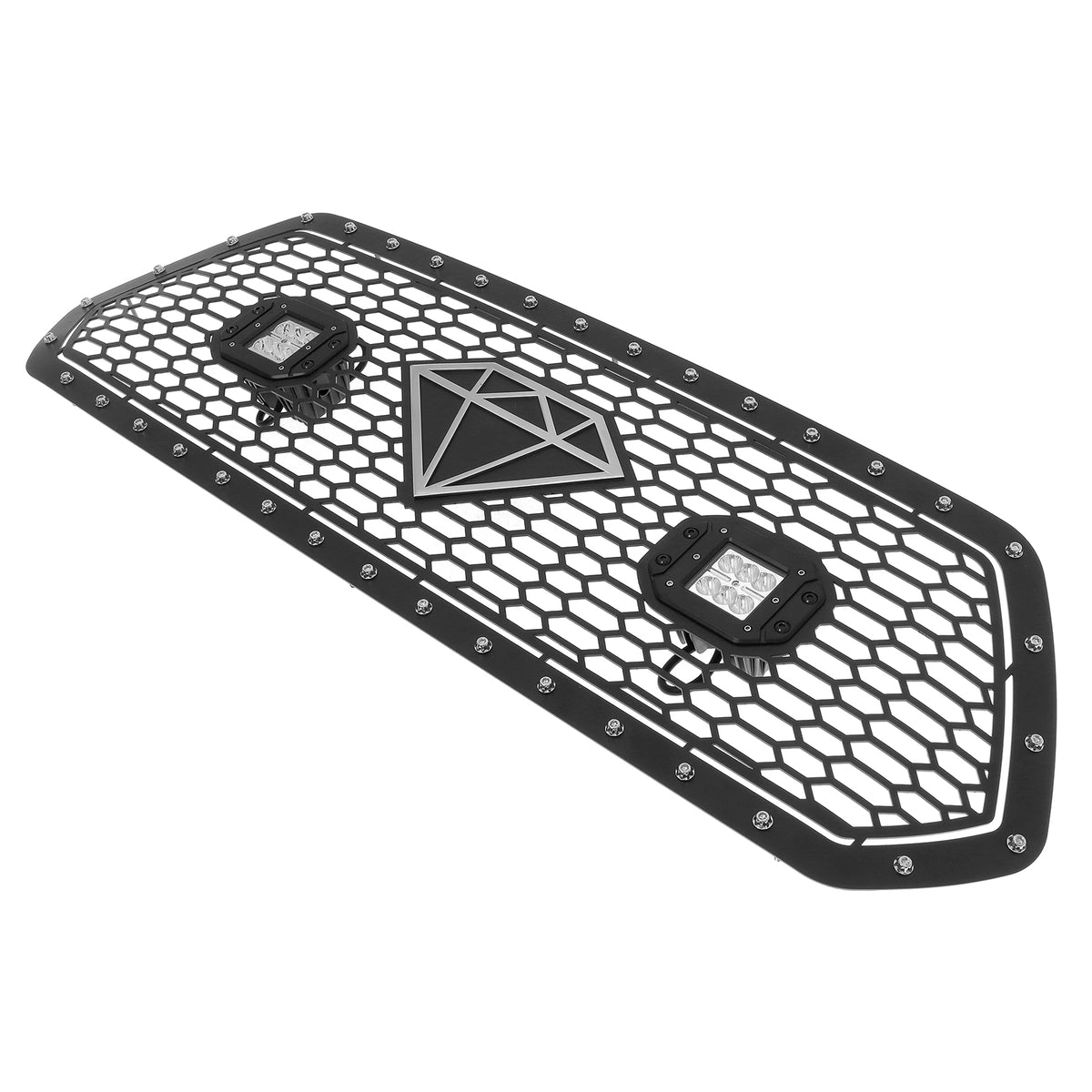 Stainless Steel Main Upper Sheet Grille 2016-2017 Toyota Tacoma Not Fit With Front Sensor GR20LFC58L