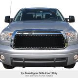 Stainless Steel Main Upper Rivet Grille 2010-2013 Toyota Tundra 1 PC Without Logo Show GR20LFG55H