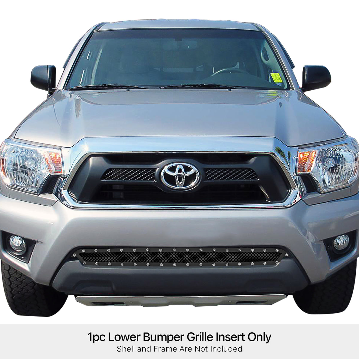 Stainless Steel Lower Bumper Rivet Grille 2012-2015 Toyota   Tacoma (Not For X-Runner) GR20LFI38H