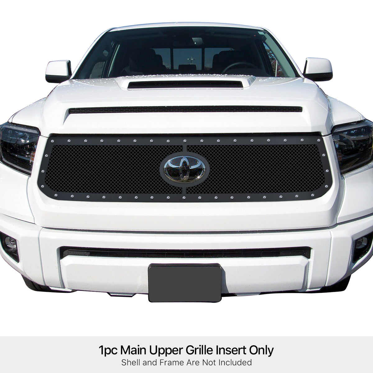 Stainless Steel Main Upper Rivet Grille 2018-2019 Toyota Tundra with front sensor TSS GR20LFJ30H