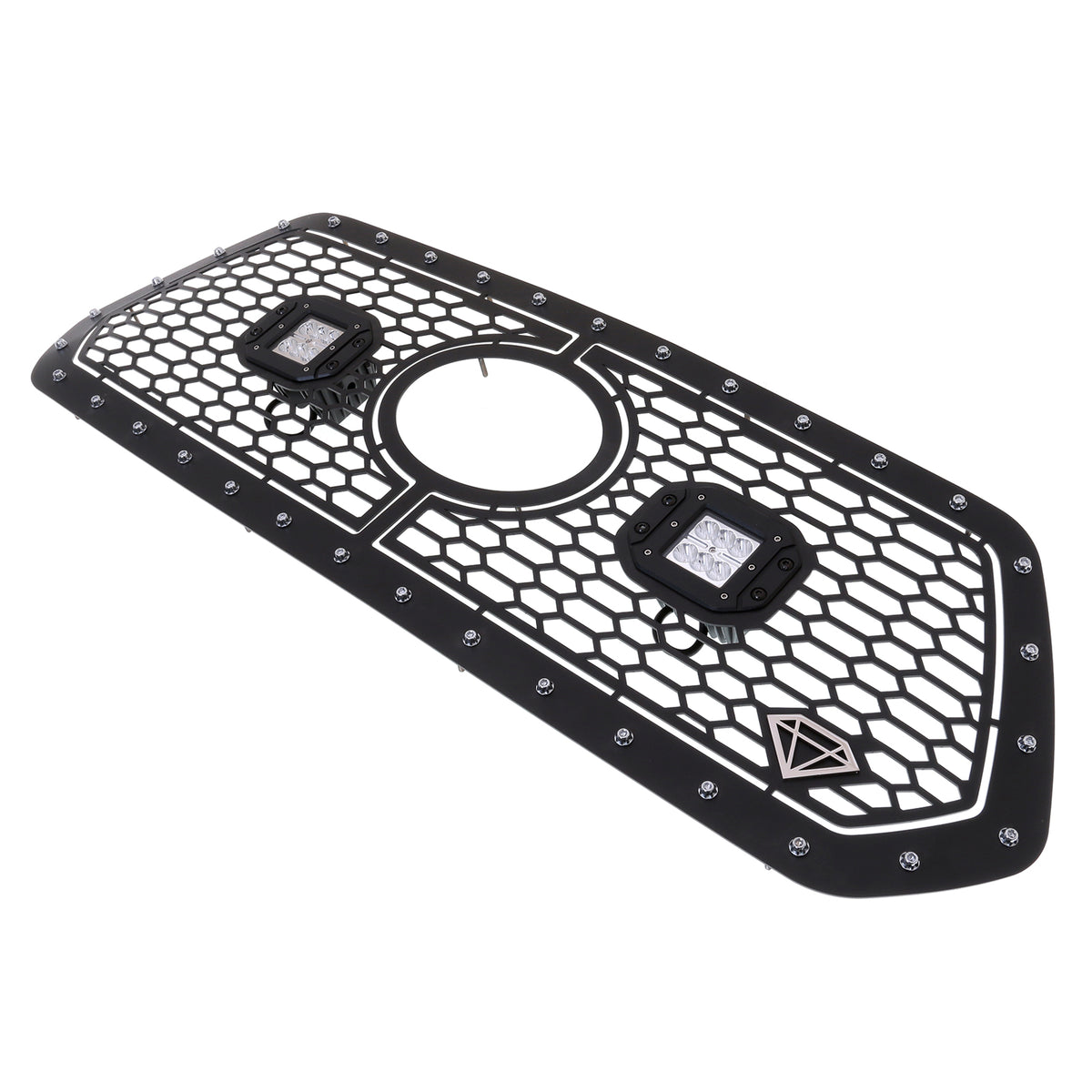 Stainless Steel Main Upper Sheet Grille 2018-2019 Toyota Tacoma with front sensor TSS GR20LFJ31L