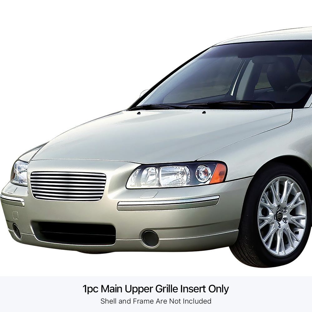 Stainless Steel Main Upper Stainless Steel Billet Grille 2001-2004 Volvo S60 Not for S60 R Trim GR22FEE05S