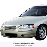 Stainless Steel Main Upper Stainless Steel Billet Grille 2001-2004 Volvo S60 Not for S60 R Trim GR22FEE05S