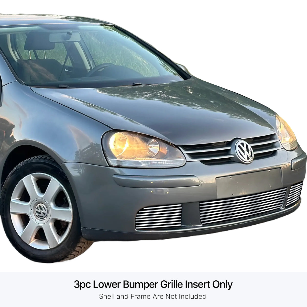 Stainless Steel Lower Bumper Stainless Steel Billet Grille 2007-2009 Volkswagen Rabbit GR22FEE35C