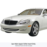 Stainless Steel Main Upper Black Stainless Steel Billet Grille 2007-2011 Mercedes-Benz S550 /2007-2011 Mercedes-Benz S600 GR26FFE96J