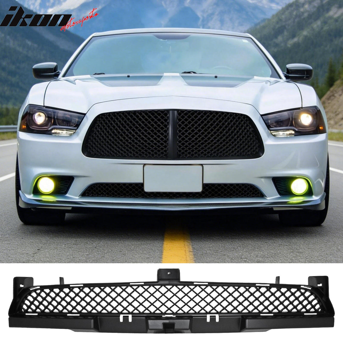 2011-2014 Dodge Charger R/T SXT SE Pursuit Chrome Front Lower Grille