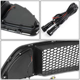 2015-2017 Ford Mustang Badgeless Honeycomb Mesh Grille - Black