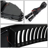 2015-2017 Ford Mustang Badgeless Vertical LED Grille - Black