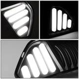 2015-2017 Ford Mustang Badgeless Vertical LED Grille - Black