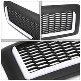 94-02 Dodge Ram Honeycomb Mesh Grille w/ LED DRL Lights - Matte Black