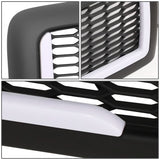 94-02 Dodge Ram Honeycomb Mesh Grille w/ LED DRL Lights - Matte Black