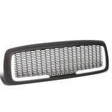 02-05 Dodge Ram Honeycomb Mesh Grille w/ LED DRL Lights Matte Black