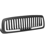 02-05 Dodge Ram Vertical Fence Style LED DRL Grille - Matte Black