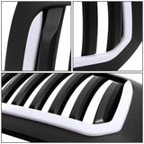 13-18 Dodge Ram 1500 Vertical Fence Style LED DRL Grille Matte Black