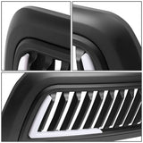 10-18 Dodge Ram 2500 3500 Vertical Fence Style LED DRL Grille Matte Black