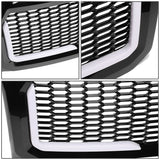 2009-2014 Ford F-150 Honeycomb Mesh Grille with LED DRL Lights