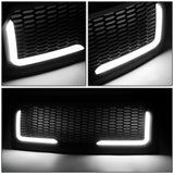 2009-2014 Ford F-150 Honeycomb Mesh Grille w/ LED DRL Lights