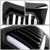 2009-2014 Ford F-150 Vertical Fence Style LED DRL Grille - Black