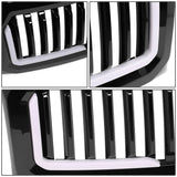 2009-2014 Ford F-150 Vertical Fence Style LED DRL Grille - Black