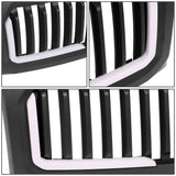 2009-2014 Ford F-150 Vertical Fence Style LED DRL Grille - Matte Black