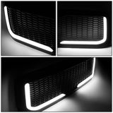 99-04 Ford F-250 F-350 F-450 F-550 Honeycomb Mesh Grille w/ LED DRL