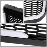 99-04 Ford F-250 F-350 F-450 F-550 Honeycomb Mesh Grille w/ LED DRL