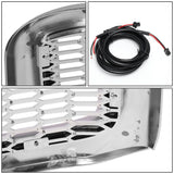 99-04 Ford F-250/F-350/F-450/F-550 Honeycomb Mesh Grille w/ LED DRL