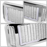 2005-2007 Ford F-250/F-350/F-450/F-550 Honeycomb Grille w/ LED DRL