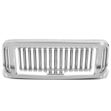 05-07 Ford F-250 F-350 F-450 F-550 Vertical Fence LED DRL Grille Chrome