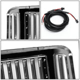 05-07 Ford F-250 F-350 F-450 F-550 Vertical Fence LED DRL Grille Chrome
